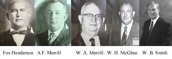 picture of bank presidents